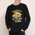 Back To School The Wheels On The Bus Go Round And Round Kids Youth Long Sleeve Tee Back To School The Wheels On The Bus Go Round And Round Kids Youth Long Sleeve Tee