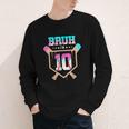 Baseball 10 Year Old Ice Cream Drip 10th Birthday Boy Player Youth Long Sleeve Tee Baseball 10 Year Old Ice Cream Drip 10th Birthday Boy Player Youth Long Sleeve Tee