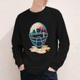 Baseball Catcher Mask Ice Cream Dripping Baseball Boy Youth Youth Long Sleeve Tee Baseball Catcher Mask Ice Cream Dripping Baseball Boy Youth Youth Long Sleeve Tee