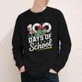 Baseball Dinosaur 100 Days Of School Kids Theme Youth Long Sleeve Tee