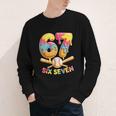 Baseball Drip Ice Cream Number 67 Player Lifestyle Youth Long Sleeve Tee