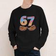 Baseball Drip Number 67 Player Six Seven Meme Youth Long Sleeve Tee Baseball Drip Number 67 Player Six Seven Meme Youth Long Sleeve Tee