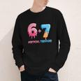 Baseball Ice Cream Drip 67 Official Teenager 13th Birthday Youth Long Sleeve Tee Baseball Ice Cream Drip 67 Official Teenager 13th Birthday Youth Long Sleeve Tee