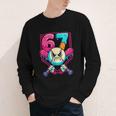 Baseball Ice Cream Drip Number 67 Six Seven Meme 67 Youth Long Sleeve Tee Baseball Ice Cream Drip Number 67 Six Seven Meme 67 Youth Long Sleeve Tee