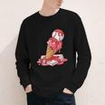 Baseball Ice Cream Drip Youth Strawberry Baseball Red Youth Long Sleeve Tee Baseball Ice Cream Drip Youth Strawberry Baseball Red Youth Long Sleeve Tee