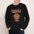 Baseball Lifestyle Ice Cream Drip Baseball Glove Crossed Bat Youth Long Sleeve Tee Baseball Lifestyle Ice Cream Drip Baseball Glove Crossed Bat Youth Long Sleeve Tee