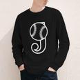 Baseball Sport Player Monogram Cool Initial Letter J Youth Long Sleeve Tee