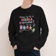 Battery Life Of A Media Specialist Back To School Youth Long Sleeve Tee Battery Life Of A Media Specialist Back To School Youth Long Sleeve Tee