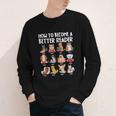 How To Become a Better Reader Dog Back To School Youth Long Sleeve Tee How To Become a Better Reader Dog Back To School Youth Long Sleeve Tee