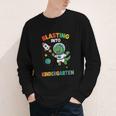 Blasting Into Kindergarten Dinosaur Astronaut Back To School Youth Long Sleeve Tee Blasting Into Kindergarten Dinosaur Astronaut Back To School Youth Long Sleeve Tee
