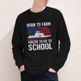 Born To Farm Forced To Go To School Farmer Back To School Youth Long Sleeve Tee Born To Farm Forced To Go To School Farmer Back To School Youth Long Sleeve Tee