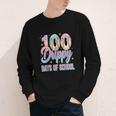 Boys Kids 100 Drippy Days Of School Baseball Drip Ice Cream Youth Long Sleeve Tee