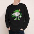 Boys St Patricks Day Baseball Player Pitcher Coach Kids Youth Long Sleeve Tee Boys St Patricks Day Baseball Player Pitcher Coach Kids Youth Long Sleeve Tee