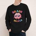 Brain Waves Last Day Of School Back To School Youth Long Sleeve Tee