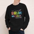 Bruh We Back Paraprofessionals Welcome Back To School Para Youth Long Sleeve Tee Bruh We Back Paraprofessionals Welcome Back To School Para Youth Long Sleeve Tee