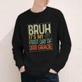 Bruh Its My First Day Of 3rd Grade Back To School Boys Kids Youth Long Sleeve Tee Bruh Its My First Day Of 3rd Grade Back To School Boys Kids Youth Long Sleeve Tee