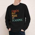 Chaos But Make It Academic Retro Back To School Youth Long Sleeve Tee Chaos But Make It Academic Retro Back To School Youth Long Sleeve Tee