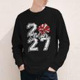 Class Of 2027 Cheer Red Senior 2027 Back To School Youth Long Sleeve Tee Class Of 2027 Cheer Red Senior 2027 Back To School Youth Long Sleeve Tee