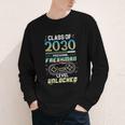 Class 2030 Gaming Freshman Level Unlocked Back To School Youth Long Sleeve Tee