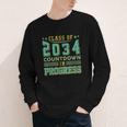 Class Of 2034 Countdown In Progress Fun Back To School Retro Youth Long Sleeve Tee Class Of 2034 Countdown In Progress Fun Back To School Retro Youth Long Sleeve Tee