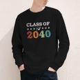 Class Of 2040 Grow With Me First Day School Back To School Youth Long Sleeve Tee