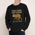 Too Cool For School Sloth Back To School Boys Joke Youth Long Sleeve Tee Too Cool For School Sloth Back To School Boys Joke Youth Long Sleeve Tee