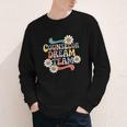 Counselor Dream Team Retro Back To School Counselor Squad Youth Long Sleeve Tee