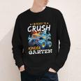 Crush Kindergarten Monster Truck Back To School Boys Youth Long Sleeve Tee Crush Kindergarten Monster Truck Back To School Boys Youth Long Sleeve Tee