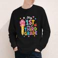 Cute My 1st Day Of Third Grade Pencil Back To School Girls Youth Long Sleeve Tee