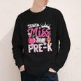 Cute Back To School Pre-K First Day Of School Pre-K Girls Youth Long Sleeve Tee Cute Back To School Pre-K First Day Of School Pre-K Girls Youth Long Sleeve Tee