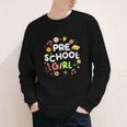 Cute Preschool Girl First Day Of School Back To School Youth Long Sleeve Tee