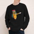 Dabbing Pencil Dancing Back To School First Day Student Boys Youth Long Sleeve Tee