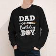 Dad Of The Birthday Boy Baseball Bday Family Youth Long Sleeve Tee