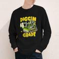 Diggin 4th Grade Bulldozer Back To School Youth Long Sleeve Tee Diggin 4th Grade Bulldozer Back To School Youth Long Sleeve Tee