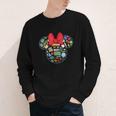 Disney Minnie Mouse Back To School Supplies Face Outline Youth Long Sleeve Tee Disney Minnie Mouse Back To School Supplies Face Outline Youth Long Sleeve Tee