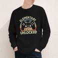 Elementary Level Unlocked Video Game Back To School Boys Youth Long Sleeve Tee Elementary Level Unlocked Video Game Back To School Boys Youth Long Sleeve Tee