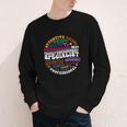 Family Engagement Specialist Appreciation Back To School Youth Long Sleeve Tee