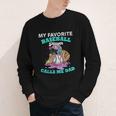 My Favorite Baseball Player Calls Me Dad Ice Cream Drip Youth Long Sleeve Tee My Favorite Baseball Player Calls Me Dad Ice Cream Drip Youth Long Sleeve Tee