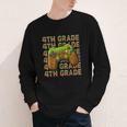 First Day Of 4th Grade Level Begins Back To School Girl Boy Youth Long Sleeve Tee First Day Of 4th Grade Level Begins Back To School Girl Boy Youth Long Sleeve Tee