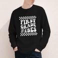 First Day Of First Grade Vibes Girls Back To School Boys Youth Long Sleeve Tee First Day Of First Grade Vibes Girls Back To School Boys Youth Long Sleeve Tee