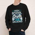 First Day Of High School Level Unlocked Back To School Gamer Youth Long Sleeve Tee First Day Of High School Level Unlocked Back To School Gamer Youth Long Sleeve Tee