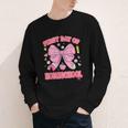 First Day Of Homeschool Coquette Back To School Girls Youth Long Sleeve Tee First Day Of Homeschool Coquette Back To School Girls Youth Long Sleeve Tee