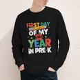 First Day Of My Last Year In Pre-k Back To School Youth Long Sleeve Tee First Day Of My Last Year In Pre-k Back To School Youth Long Sleeve Tee