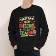 First Day Of Preschool Pre K Student Toddler Back To School Youth Long Sleeve Tee