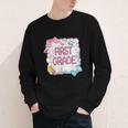 First Grade Back To School Girls Kids Coquette Bows Retro Youth Long Sleeve Tee First Grade Back To School Girls Kids Coquette Bows Retro Youth Long Sleeve Tee