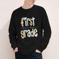 First Grade Dream Team Pencil Back To School Boys Girls Youth Long Sleeve Tee