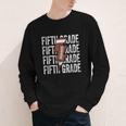 Football Fifth Grade First Day Of 5th Grade Back To School Youth Long Sleeve Tee Football Fifth Grade First Day Of 5th Grade Back To School Youth Long Sleeve Tee