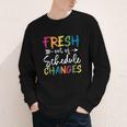 Fresh Out Of Schedule Changes Counselor Back To School Youth Long Sleeve Tee Fresh Out Of Schedule Changes Counselor Back To School Youth Long Sleeve Tee