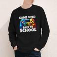 Game Over Back To School Gaming Controller Kids Gamer Youth Long Sleeve Tee