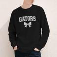 Gators High School Coquette Bow Gator Back To School Youth Long Sleeve Tee
